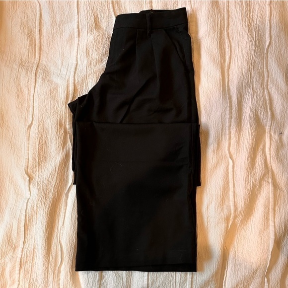Divided  black wide leg dress/work pants with pleats. Size 6. - Picture 1 of 10